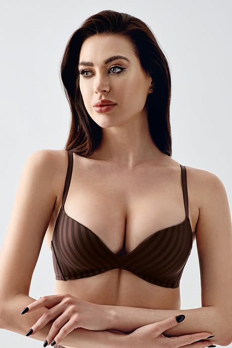 1792-Desteksiz B Cup Desenli Sütyen (2 Li Askılı Pk) 331792