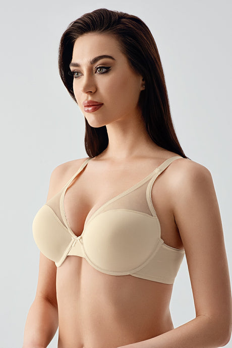 1790-Soft Cup Desteksiz C Cup Basic Sütyen (2 Li Askılı Pk)