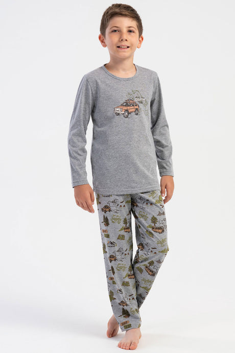 ERKEK COCUK P.SUPREM O YAKA UZUN KOL PIJAMA TAKIM(9/10-15/16)